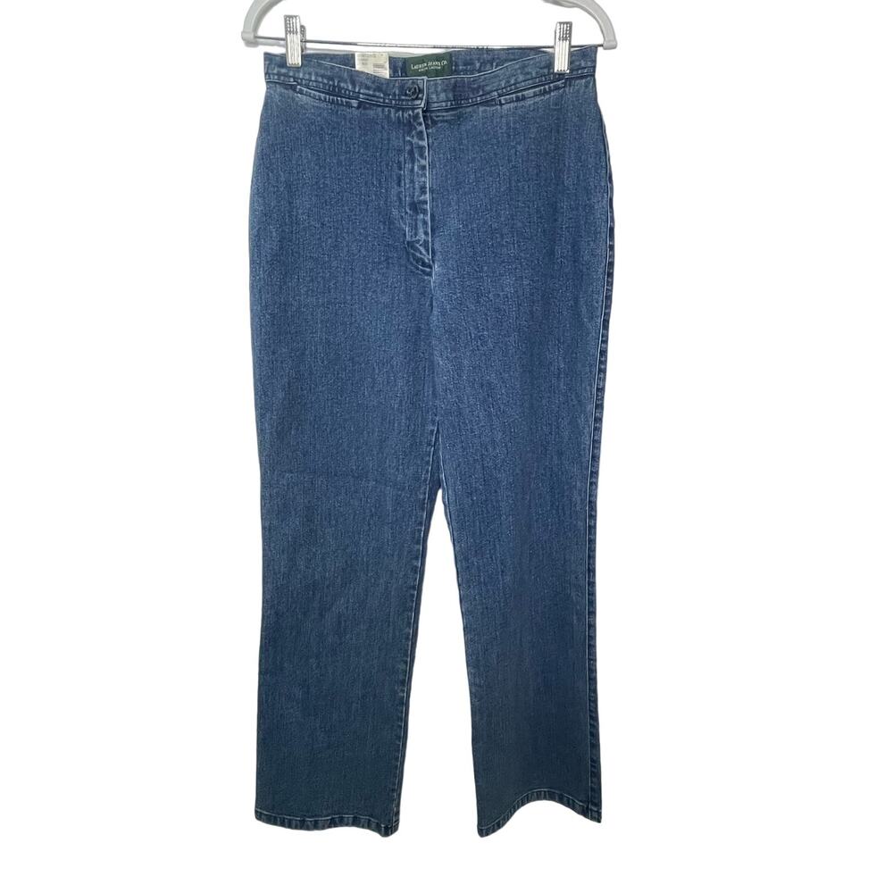Vtg Lauren Jeans Co Ralph Lauren Straight Leg High Rise Flat Front Dead Stock  8